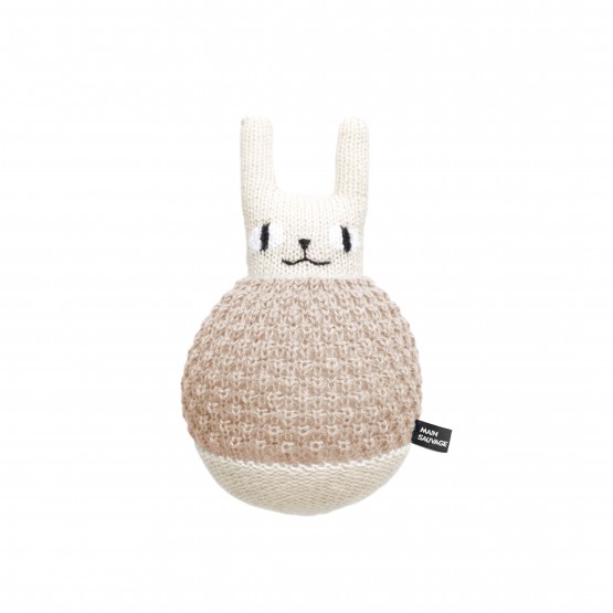 Peluche Roly Poly Lapin - Main Sauvage